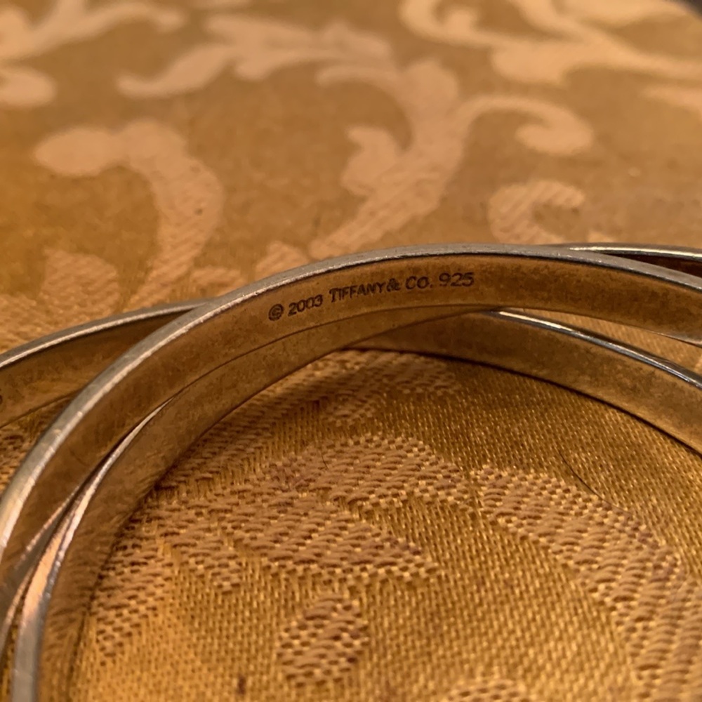 Tiffany & Co. triple bracel retro sterling silver - Picture 4 of 4